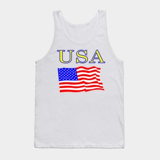 USA Flag Tank Top